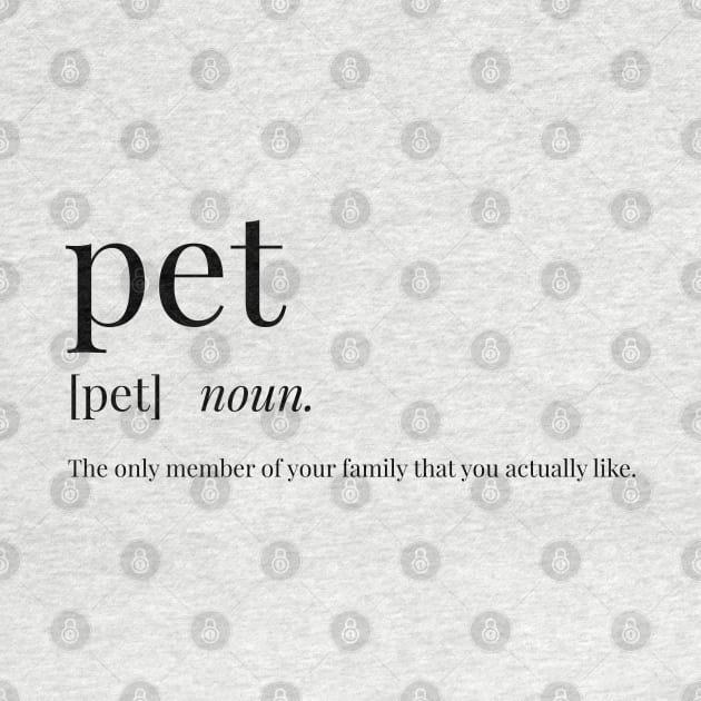 Pet Definition by definingprints